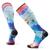 Ski Zero Cushion Ski Day Print OTC Socks Laguna Blue L (42-45) 