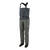 M Swiftcurrent Exp Zip Front Waders Forge Grey MRL 