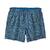 W Baggies Shorts - 5 in. Floral Fun: Vessel Blue M 