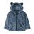 Baby Furry Friends Hoody Utility Blue 18M (12-18M) 