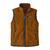 M Retro Pile Vest Shelter Brown S 