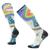 Ski ZC Rainbow Trails Print OTC Socks Laguna Blue L (42-45) 